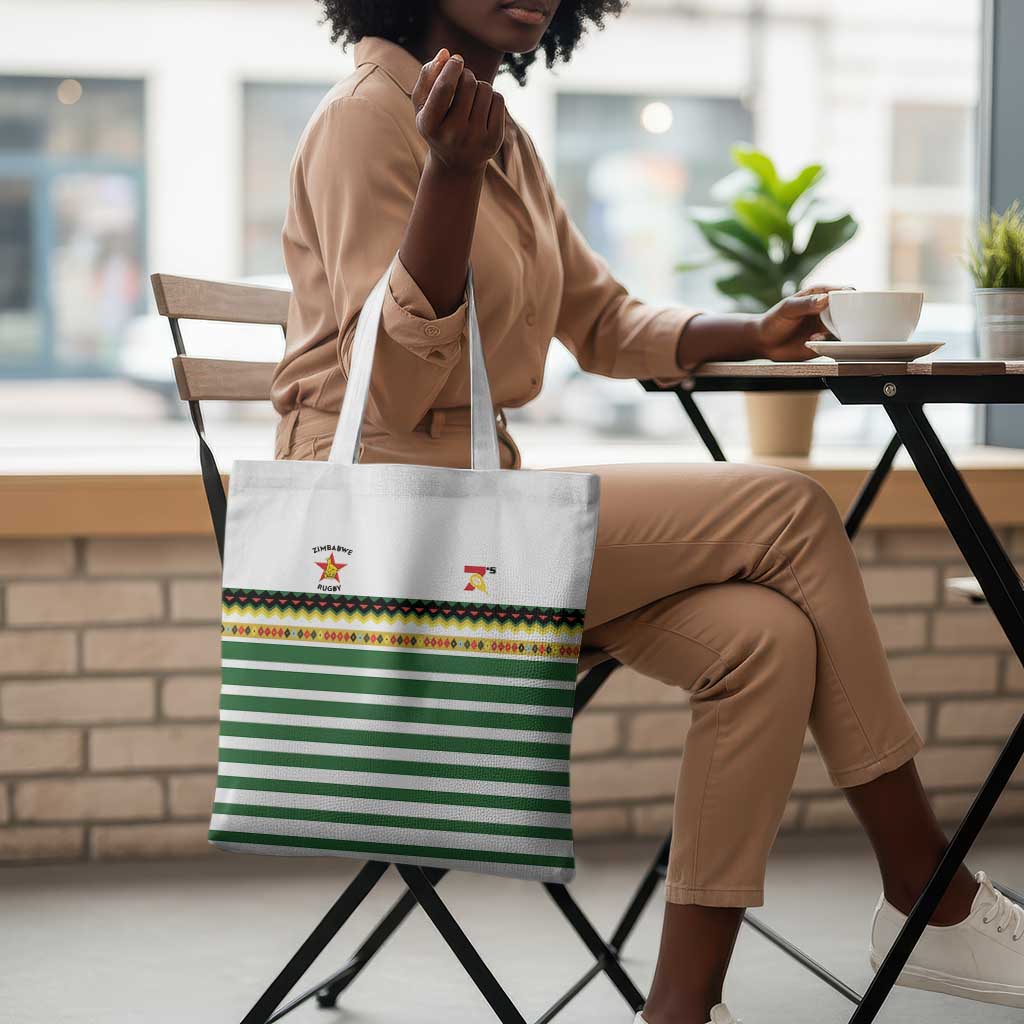 Zimbabwe Rugby Sevens Tote Bag Go Cheetahs Go