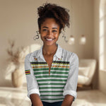 Zimbabwe Rugby Sevens Custom Women Casual Shirt Go Cheetahs - African Pride