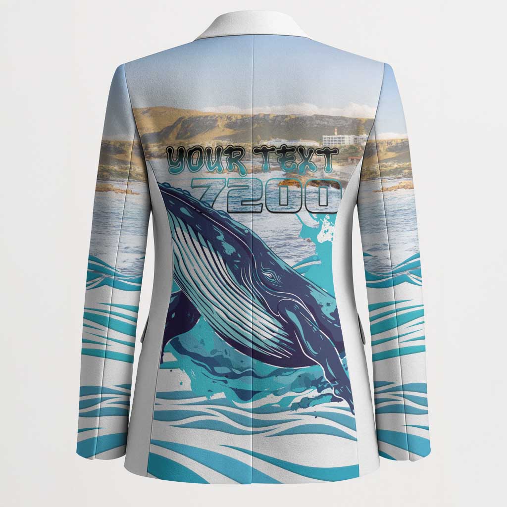 Personalized South Africa Whale Blazer Hermanus Fest
