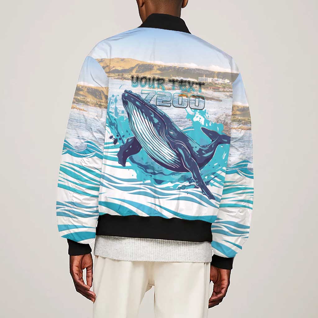Personalized South Africa Whale Hermanus Fest Bomber Jacket - African Pride