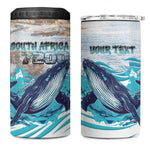 Personalized South Africa Whale Hermanus Fest 4 in 1 Can Cooler Tumbler - African Pride