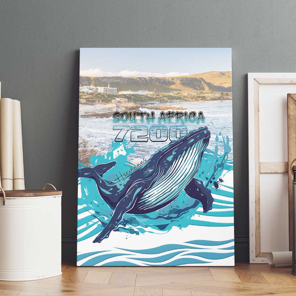 South Africa Whale Hermanus Fest Canvas Wall Art - African Pride