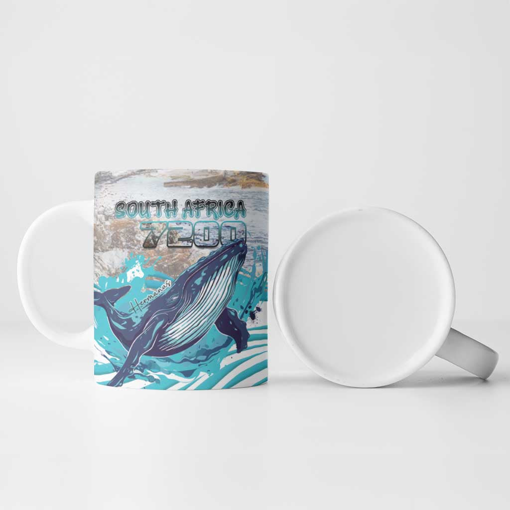 Personalized South Africa Whale Ceramic Mug Hermanus Fest