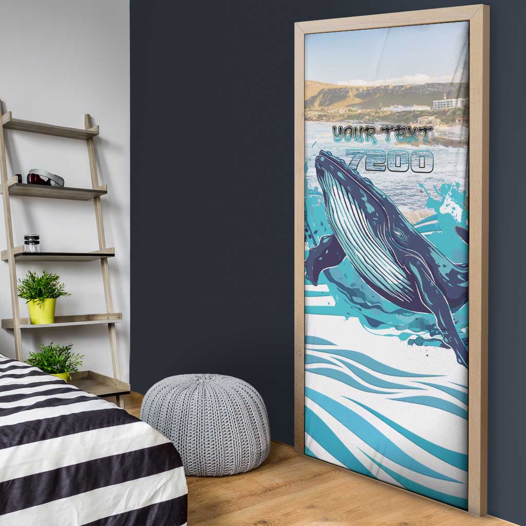 Personalized South Africa Whale Door Cover Hermanus Fest