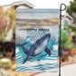 South Africa Whale Hermanus Fest Garden Flag - African Pride