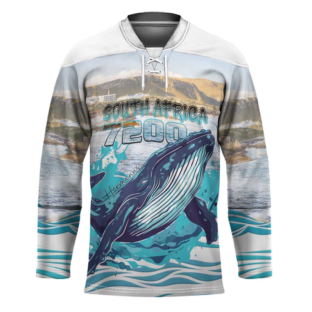 Personalized South Africa Whale Hockey Jersey Hermanus Fest