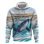 Personalized South Africa Whale Hermanus Fest Hoodie - African Pride