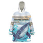 Personalized South Africa Whale Hermanus Fest Kid Wearable Blanket Hoodie - African Pride