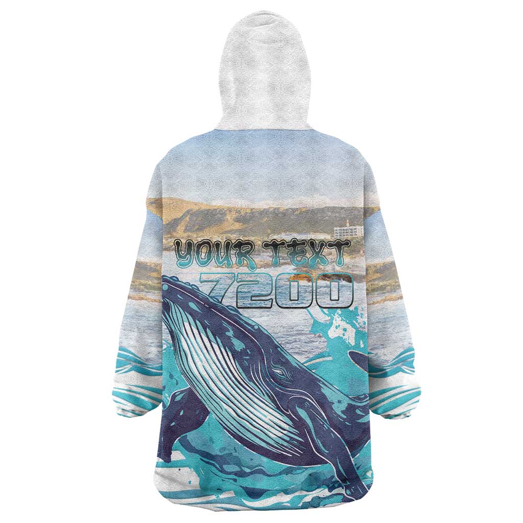 Personalized South Africa Whale Hermanus Fest Kid Wearable Blanket Hoodie - African Pride