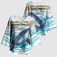 Personalized South Africa Whale Kimono Sleeve Blouse Hermanus Fest