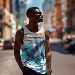 Personalized South Africa Whale Hermanus Fest Men Tank Top - African Pride
