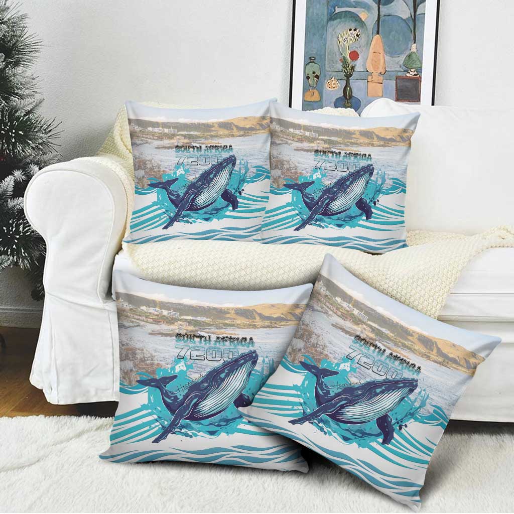 South Africa Whale Pillow Cover Hermanus Fest
