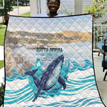 South Africa Whale Hermanus Fest Quilt - African Pride