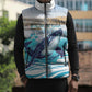 Personalized South Africa Whale Sleeveless Puffer Jacket Hermanus Fest