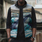 Personalized South Africa Whale Sleeveless Puffer Jacket Hermanus Fest