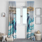 South Africa Whale Hermanus Fest Window Curtain - African Pride