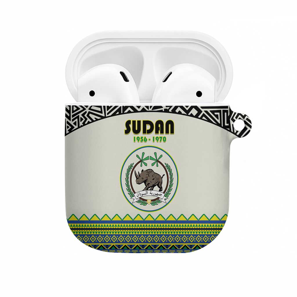 Sudan 1956-1970 AirPods Case With African Pattern