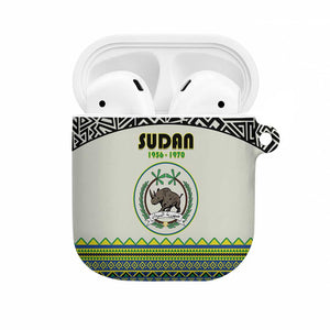 Sudan 1956-1970 AirPods Case With African Pattern