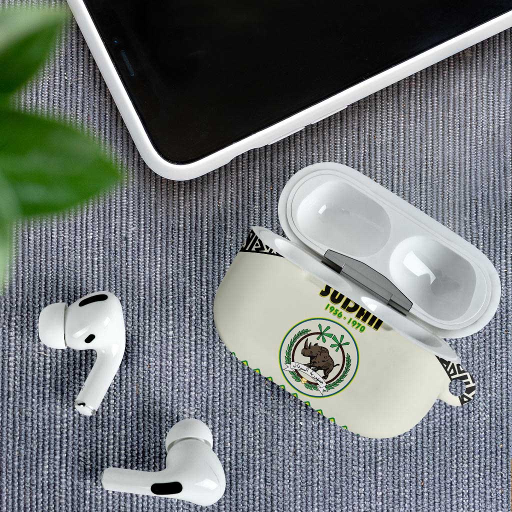 Sudan 1956-1970 AirPods Case With African Pattern