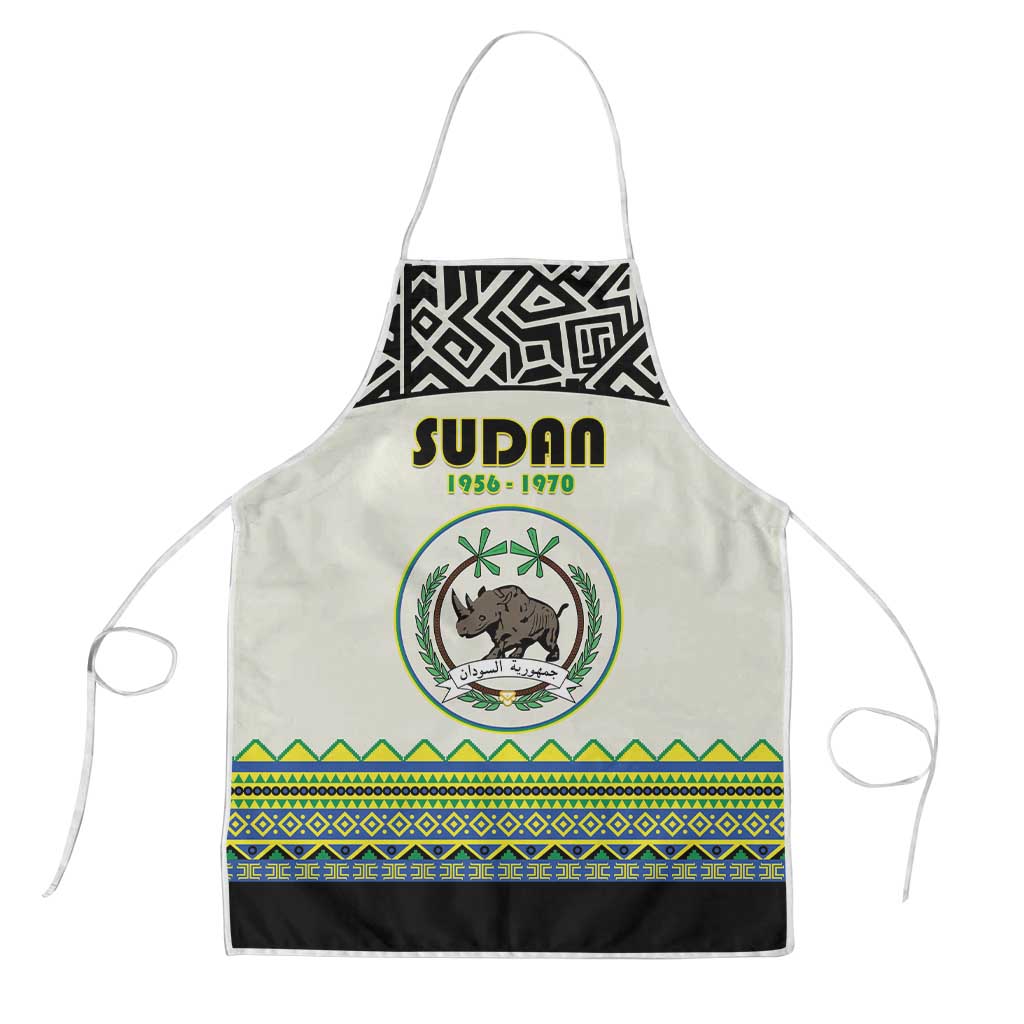 Sudan 1956-1970 Apron With African Pattern