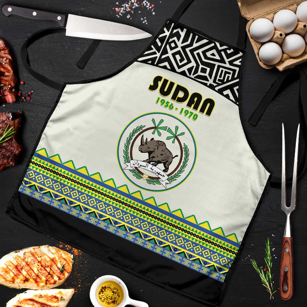 Sudan 1956-1970 Apron With African Pattern