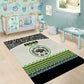 Sudan Area Rug Coat Of Arms 1956-1970 With African Pattern - African Pride
