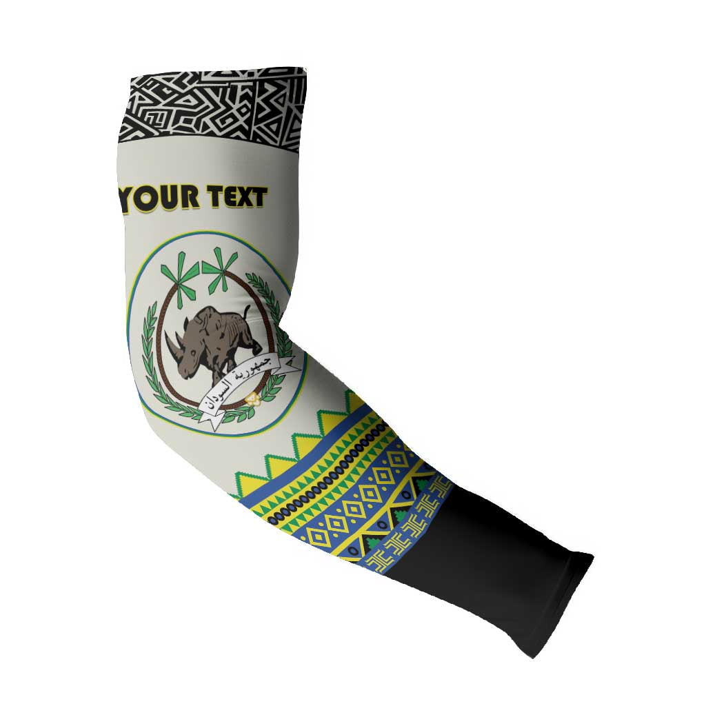 Personalized Sudan 1956-1970 Arm Sleeves With African Pattern