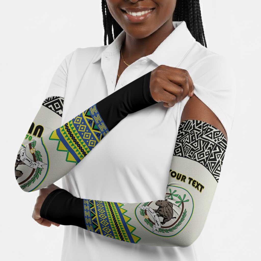 Personalized Sudan 1956-1970 Arm Sleeves With African Pattern