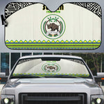 Sudan 1956-1970 Auto Sun Shade With African Pattern