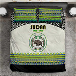 Sudan Bedding Set Coat Of Arms 1956-1970 With African Pattern - African Pride