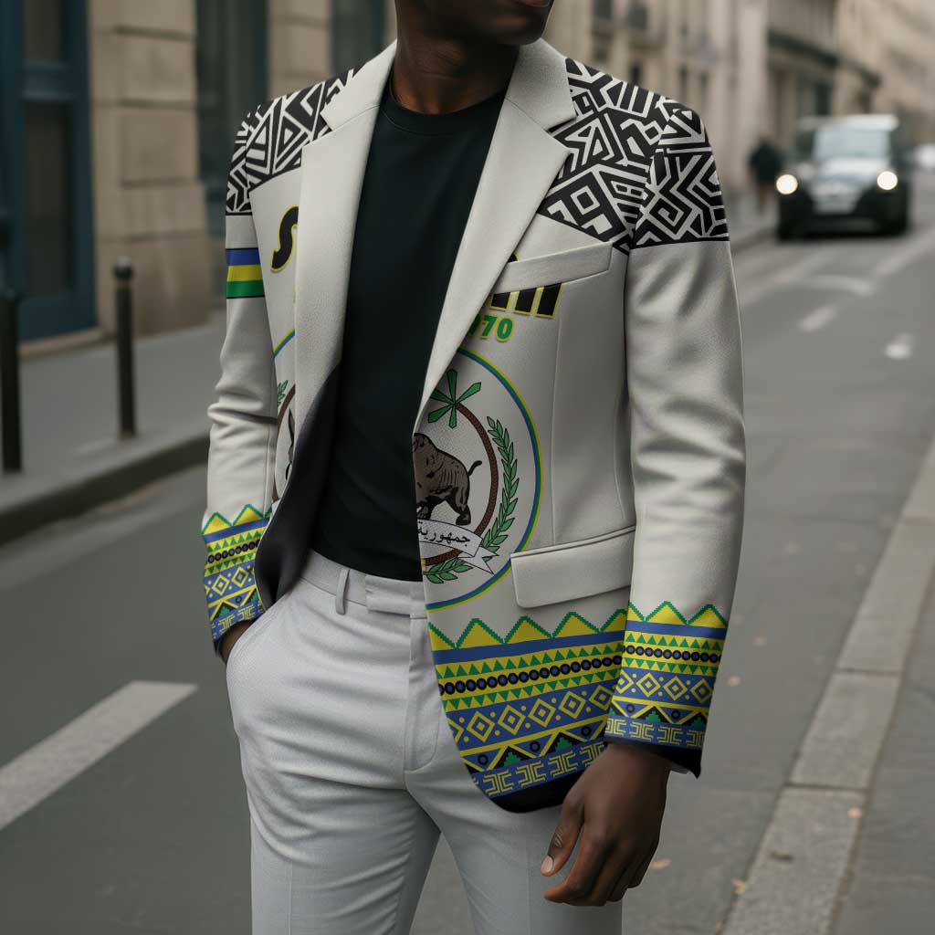Personalized Sudan 1956-1970 Blazer With African Pattern