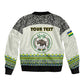 Personalized Sudan Bomber Jacket Coat Of Arms 1956-1970 With African Pattern - African Pride
