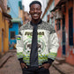Personalized Sudan Bomber Jacket Coat Of Arms 1956-1970 With African Pattern - African Pride