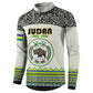 Personalized Sudan 1956-1970 Button Sweatshirt With African Pattern