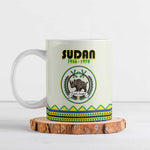 Personalized Sudan 1956-1970 Ceramic Mug With African Pattern
