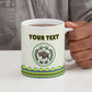 Personalized Sudan 1956-1970 Ceramic Mug With African Pattern