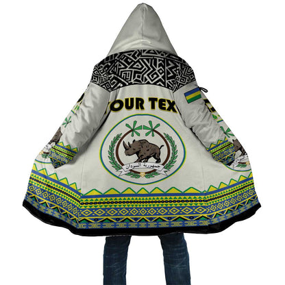 Personalized Sudan 1956-1970 Cloak With African Pattern