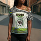 Personalized Sudan 1956-1970 Cross Shoulder Shirt With African Pattern