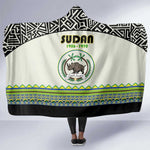 Sudan Hooded Blanket Coat Of Arms 1956-1970 With African Pattern - African Pride