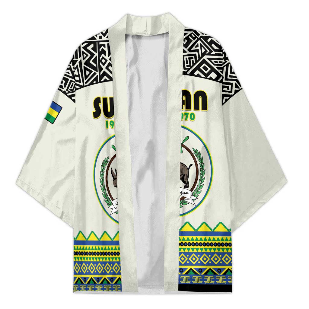 Personalized Sudan 1956-1970 Kimono With African Pattern
