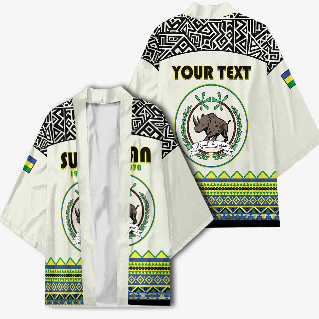 Personalized Sudan 1956-1970 Kimono With African Pattern