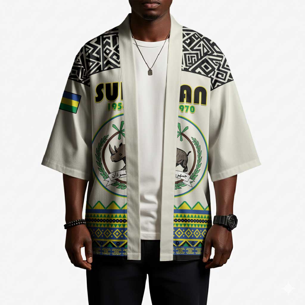 Personalized Sudan 1956-1970 Kimono With African Pattern
