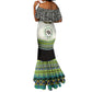 Personalized Sudan Mermaid Dress Coat Of Arms 1956-1970 With African Pattern - African Pride