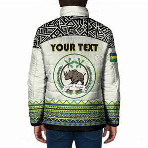 Personalized Sudan 1956-1970 Padded Jacket With African Pattern