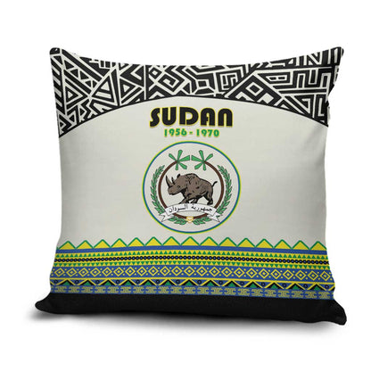 Sudan 1956-1970 Pillow Cover With African Pattern