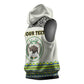 Personalized Sudan Sleeveless Hoodie Coat Of Arms 1956-1970 With African Pattern - African Pride