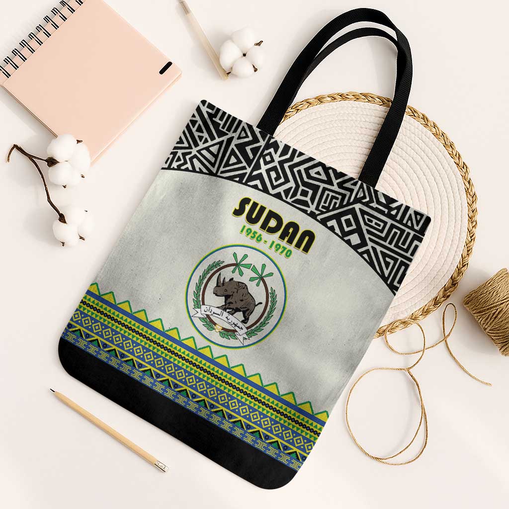 Sudan 1956-1970 Tote Bag With African Pattern