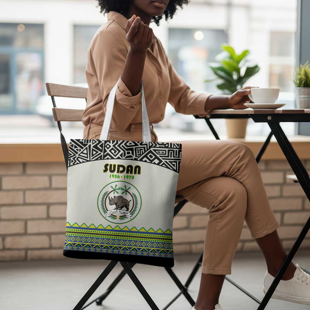 Sudan 1956-1970 Tote Bag With African Pattern