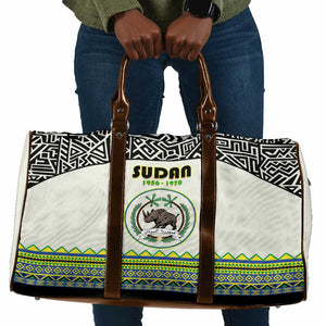 Sudan 1956-1970 Travel Bag With African Pattern