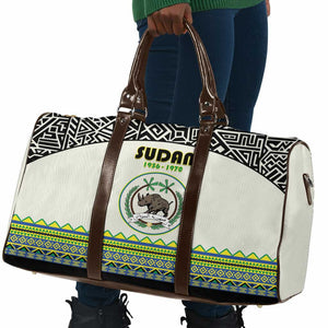 Sudan 1956-1970 Travel Bag With African Pattern